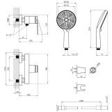 Смеситель для душа Kroner Element 211411-0101 Фото - 1
